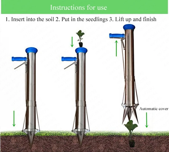 a sementeira para o equipamento vegetal do jardim do plantio