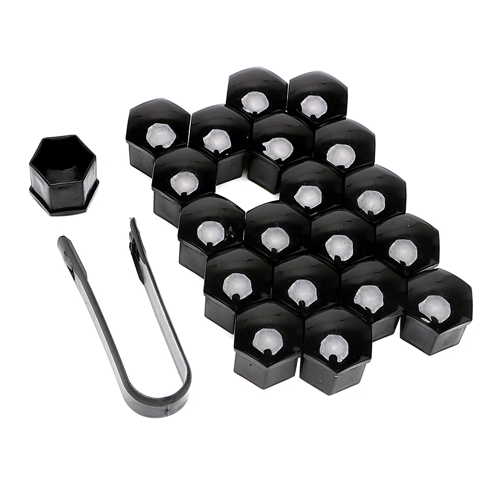 20Pcs Car Wheel Nuts Covers Plastic Protective Bolt Caps Auto Caps Hub