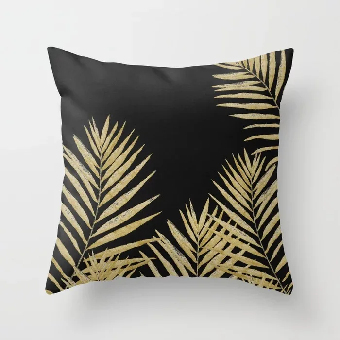 golden-fern-on-black-backgroun