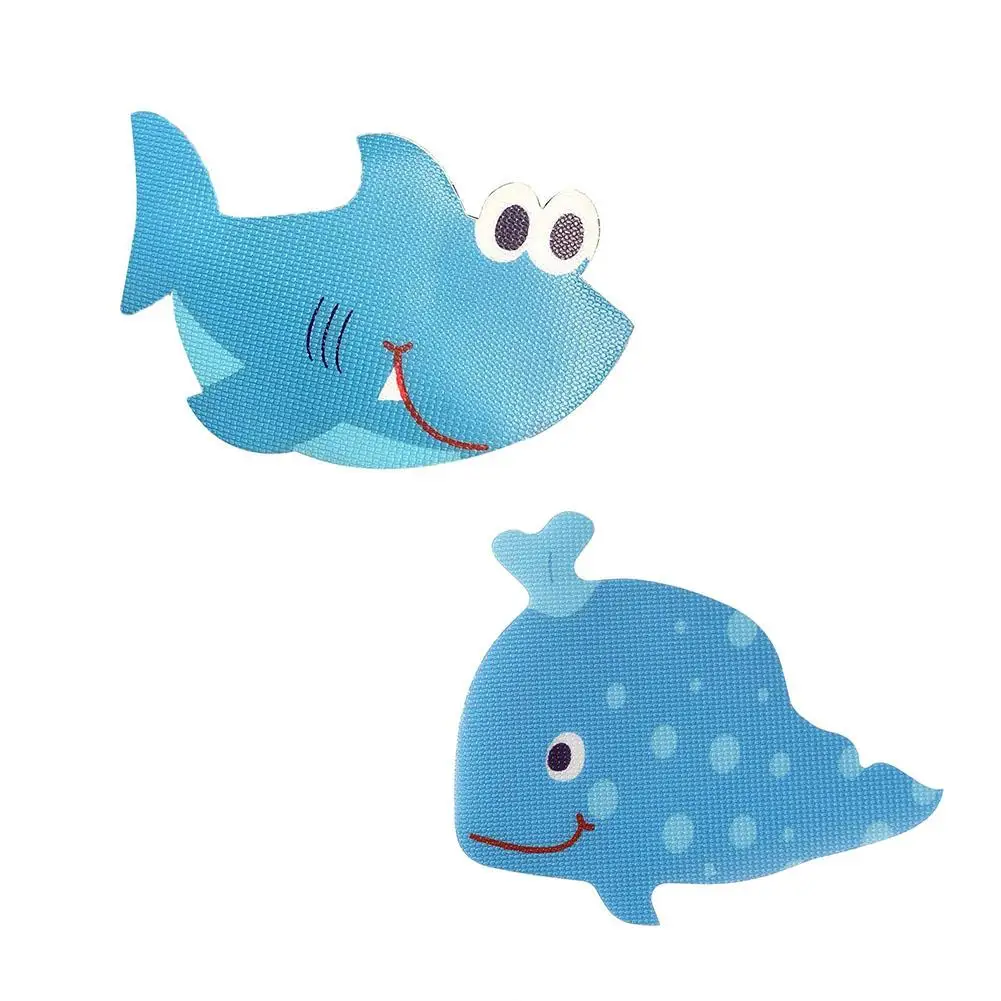 5 Pcs Innovative Whale Or Shark Pattern Non Slip Bath Stickers Strong Adhesive Tub For Bathroom Mat Shower Room Floor | Дом и сад