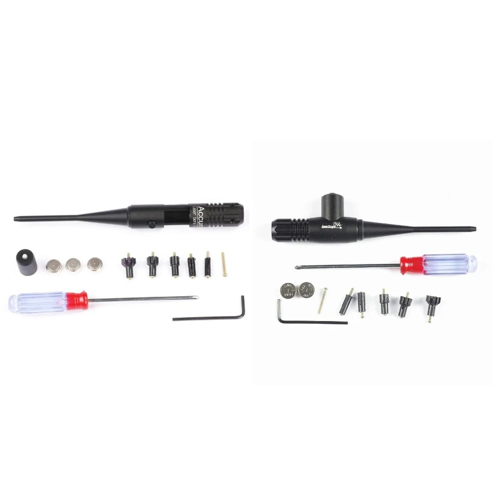 

MIZUGIWA Red Dot Laser Bore Sighter Collimator Professional Boresighter Laser Zeroing 0.22-0.50 Five Caliber Rifle Switch Scope