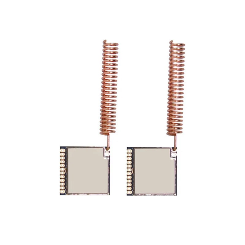 

4pcs RF4463PRO+Antenna 433mhz Si4463 100mW 20dBm 1.5km anti-interference Transmitter and Receiver rf Module 433/470/868/915 MHz