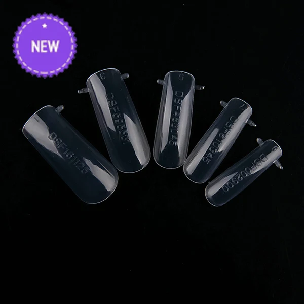 full cover clear dual nail system form molds 312x 1 tip box in false tip full form
