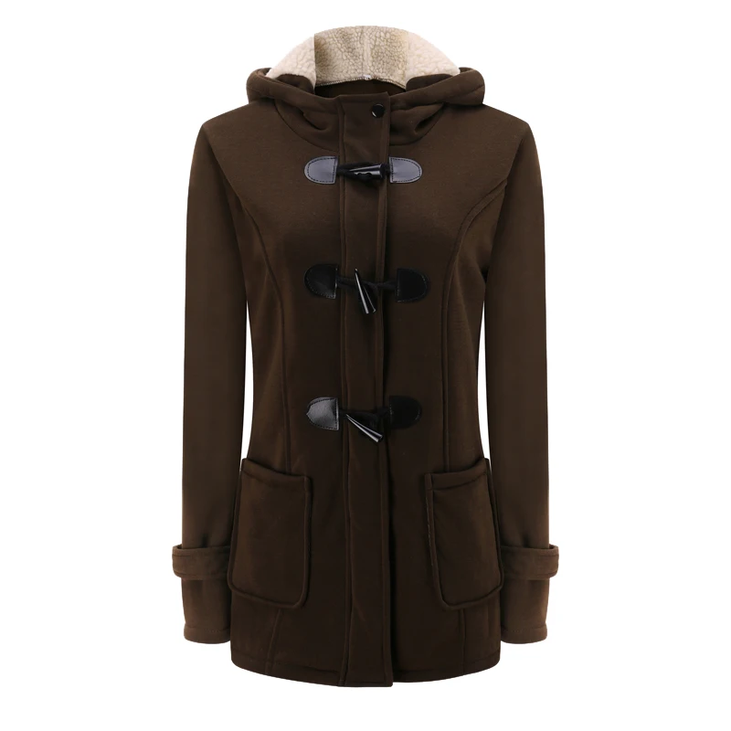 CALOFE, Женская Базовая куртка,, повседневное пальто, весна-осень, Женское пальто на молнии, на пуговицах, верхняя одежда, куртка, Женское пальто с капюшоном