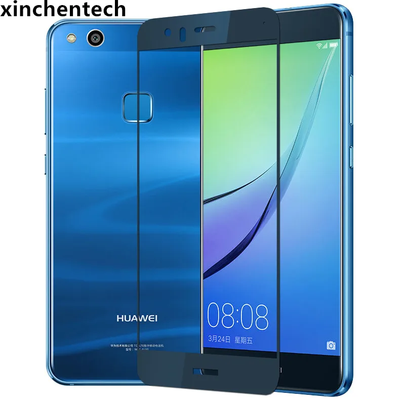 Xinchentech полное покрытие чехол для Huawei P10 Lite пленка из закаленного стекла 9 H