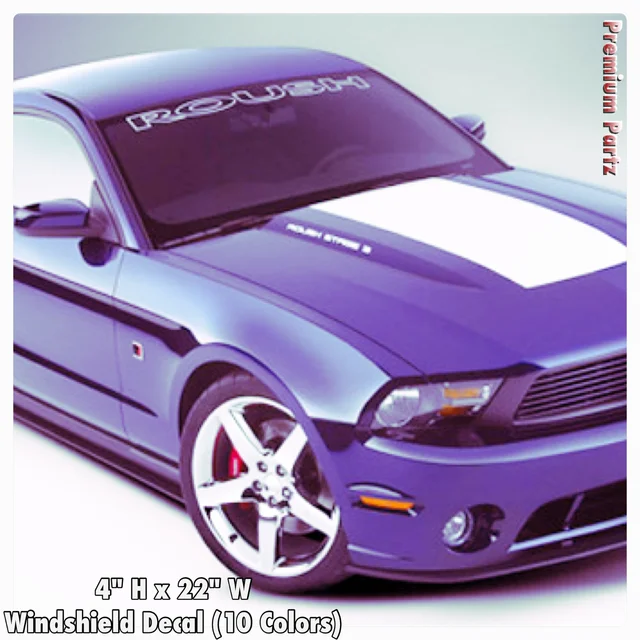 Aliexpress For 1950 2017 Ford Mustang Roush Cobra Gt For 1950 2017 Ford Mustang Roush Cobra Gt Windshield Body Decal New 1pc 10 Colors