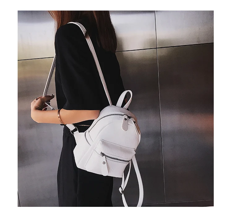 Дизайнерский Модный женский кожаный рюкзак мини мягкий на ощупь Многофункциональный маленький рюкзак для женщин женская сумка на плечо кошелек для девушек
