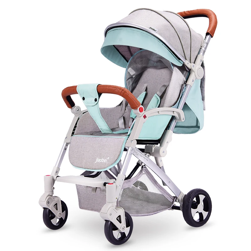 Baby Cart Can Sit And Lie Down, baby stroller Folding Umbrella Car