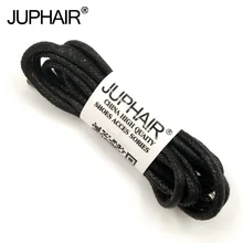 1-12 Pairs Black Boy High Quality Unise Laces Waxed Round Shoelaces Sneaker Solid Polyester Twisted Shoes Metal Head Shoelaces