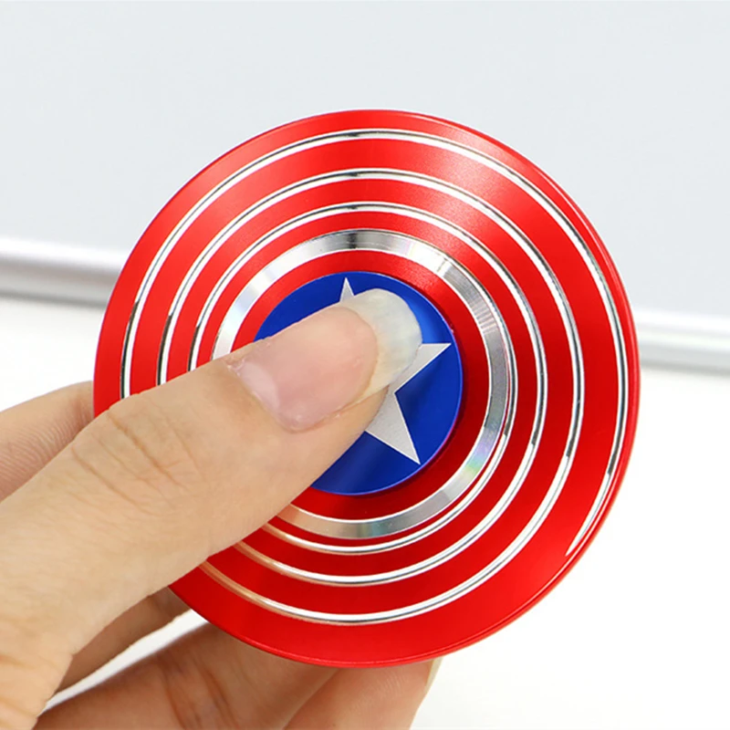 

Fidget Spinner Captain America Ironman Spiderman Hulk Super Hero The Avenders Fingertip Best Hand Spinner Cool Metal Finger Toy