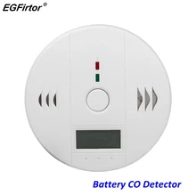 Домашняя сигнализация детектор угарного газа цифровой экран LCD 85Db эхолот независимый Предупреждение ющий тест CO детектор утечки газа для кухни