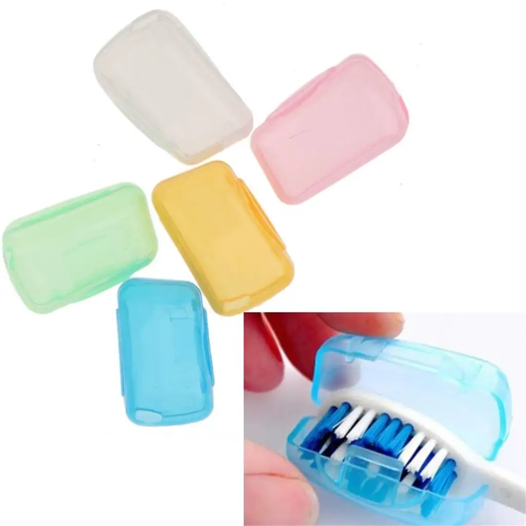 

5pcs/Set Portable Travel Toothbrush Head Cover Case Protective Caps Health