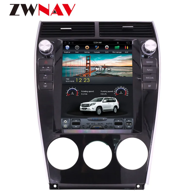 ZWNAV Вертикальная Тесла стиль 8,1 Android система для мазда 6 мазда 6 2002-2008 gps навигация автомобильный мультимедийный плеер автомобильное радио