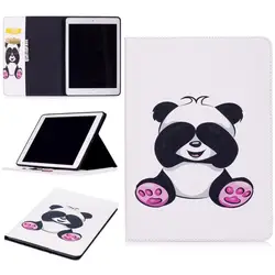 Yuanlam прекрасный панда дерево шаблон PU кожаный бумажник флип чехол для Apple iPad 9.7 2017 9.7 ''В виде ракушки Защитная крышка