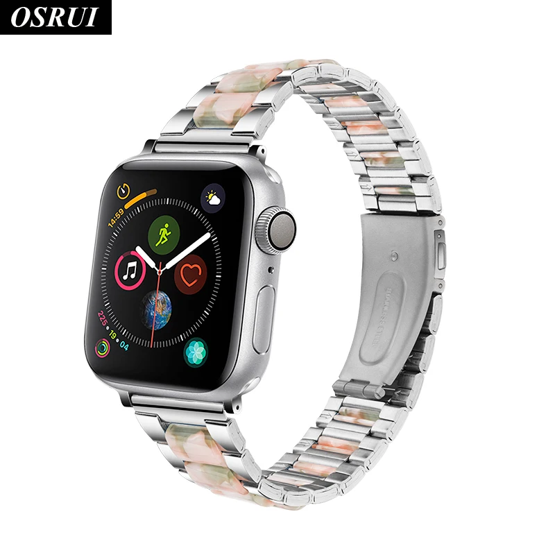 Ремешок для Apple watch band correa iwatch 42 мм 38 мм 44 мм 40 мм 3 2 1 браслет из нержавеющей стали наручные часы Apple watch 4 аксессуары