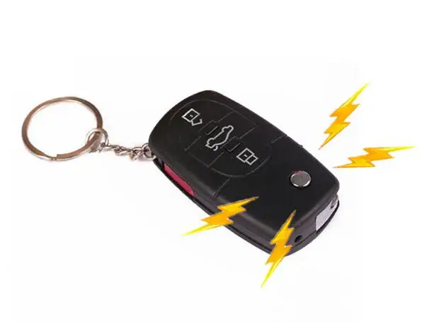 Практичная шутка автомобиль игрушка электрический шок кляп Автомобиль Дистанционное управление ключ забавная шутка игрушка для розыгрыша подарок