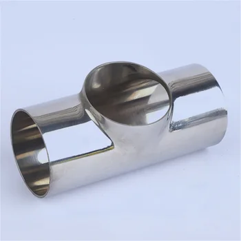 

3A standard Sanitary stainless steel tc Weld Flat Tee TEE,Tri-Clamp tee, 1.5"/38mm