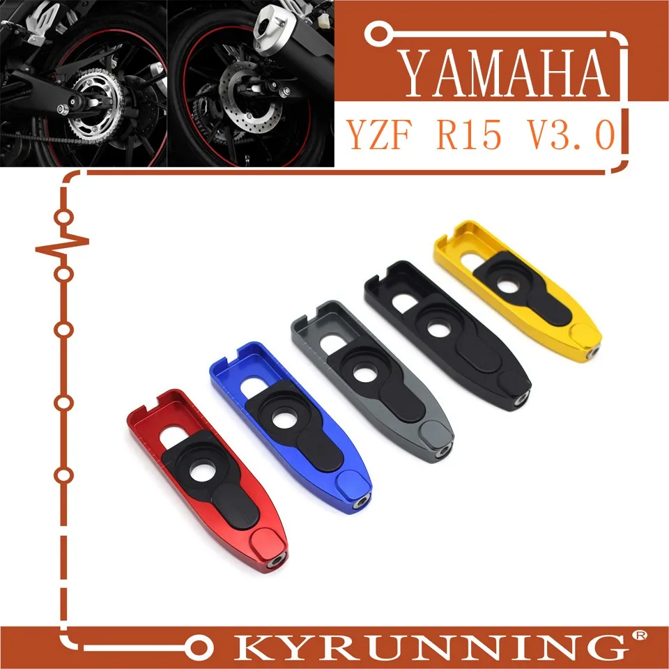 

Teng Worship For YAMAHA YZF R15 V3.0 R 15 2018 Motorcycle Accessories Protection Chain adjuster Aluminum alloy CNC