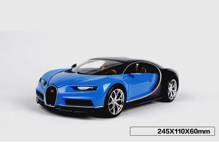 1:18 Bugatti чугун литая модель машины Модель, литой металл суперкар, продвинутая коллекционная машинка Модель украшения