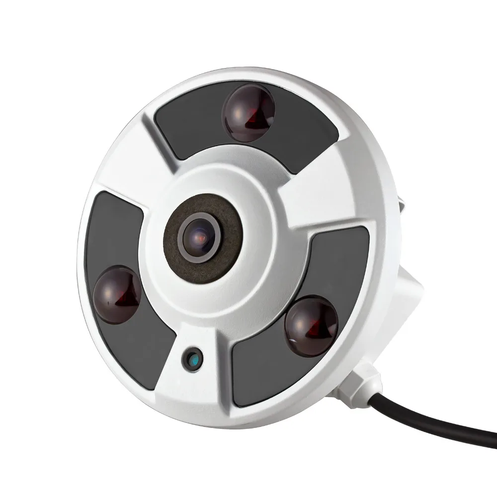 3 ИК светодиода 1000TVL HD 360 градусов рыбий глаз аналоговая камера зум ночного видения металлический зонд CCTV мониторинг камеры наблюдения система