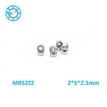 

Free Shipping 10 PCS Open Type MR52 Bearings 2x5x2 mm Miniature Ball Bearings L-520W02 mr522z