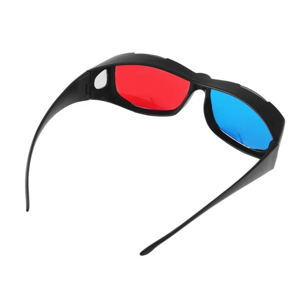 Крутые универсальные 3D очки красный синий голубой анаглиф 3D пластиковые очки ТВ кино видео DVD игры кино 3D очки