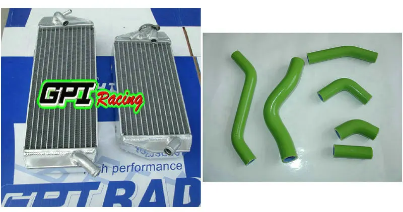 Алюминиевый радиатор + шланг для KAWASAKI KX450F KXF450 KX 450F 08 2008 и RH &amp LH GPI high-per | Автомобили