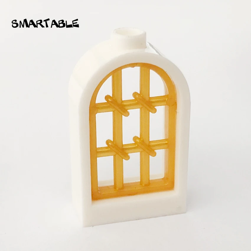 

Smartable Window Frame 1x2x2 2/3 With Grid Parts Building Blocks Toys For Kids Compatible All Brands 30044+30046 City 20pcs/lot