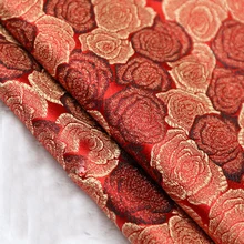 100 см x 75 см, европейский стиль, высокая точность, роза, жаккард, гобелен, сатин, жаккард, парча, ткань для обивки, ткань для лоскутов