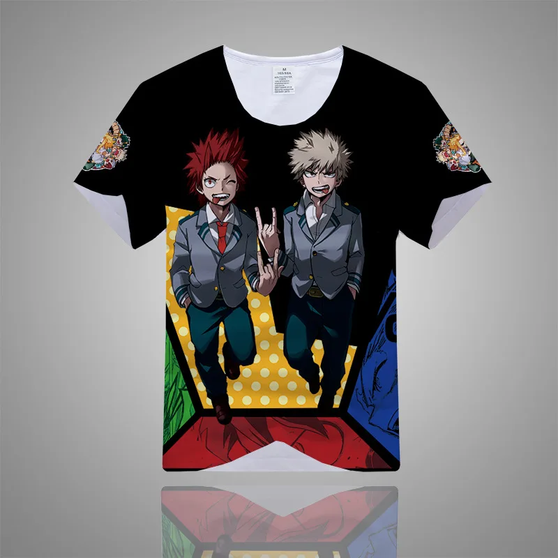Cosroad Boku No My Hero Academia Cosplay T Shirt Costumes Men and Women Summer T-shirts Midoriya Izuku Tops1 (9)