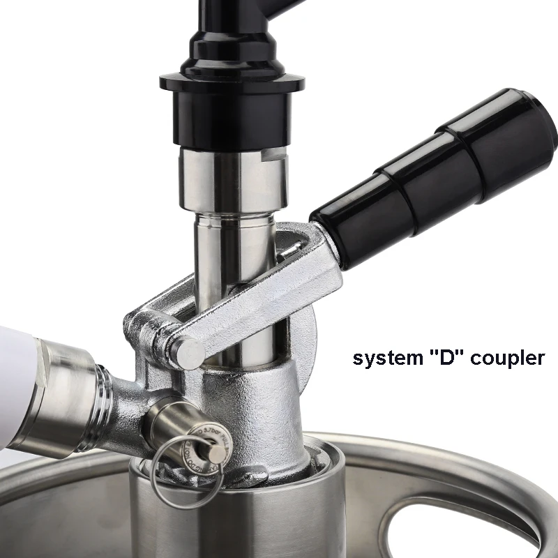  Mini Keg 5L Stainless Steel Beer Growler Craft Dispenser System Pressurized Mini Growler Portable K