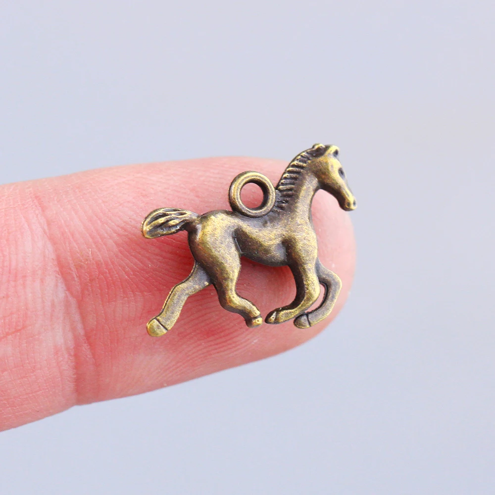 19pcs 22X15mm Antique Bronze Charms Bracelet Necklace Pendant Classic