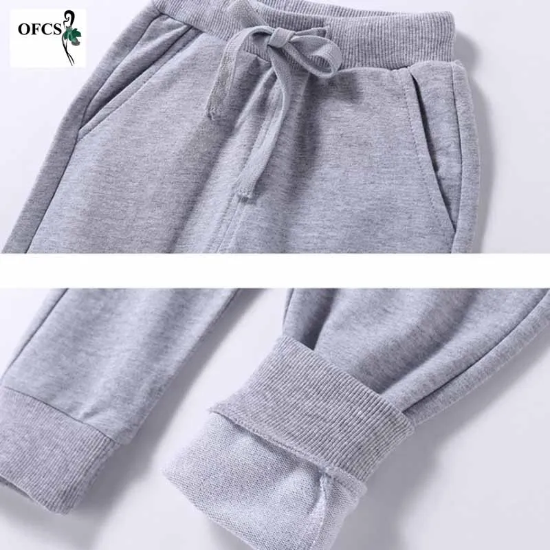 Girls Pants Boys Pants Girls Trousers Kids Pants Spring Boy's Pants Candy Color Girl's Sports Trousers Fall Sweatpants Autumn Teenage Children Active Clothing 2-12Y