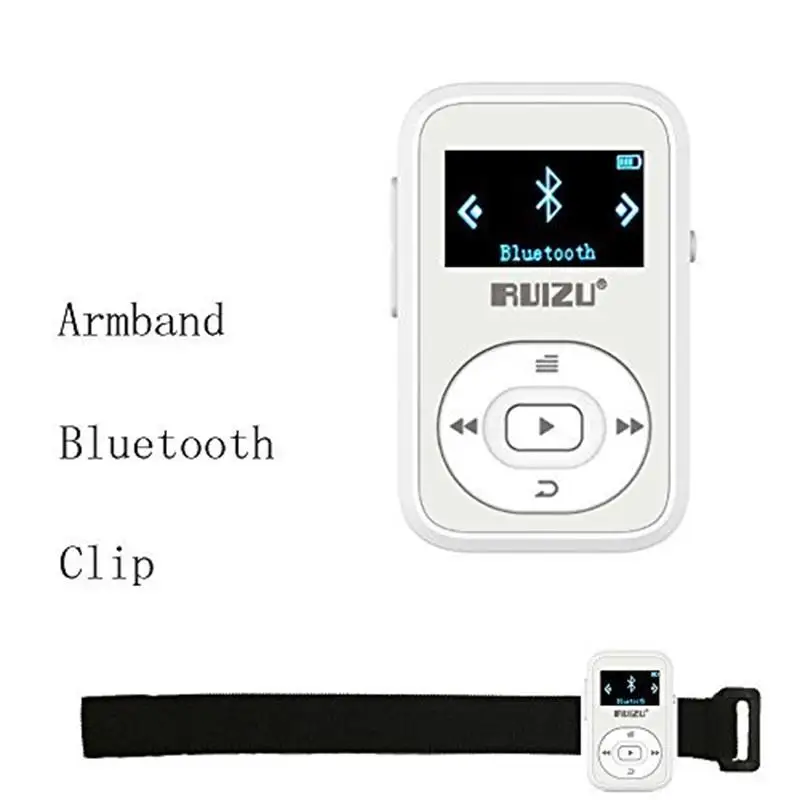 ruidu X26 новейшая версия Bluetooth MP3 плеер 8 Гб Спортивный mp3 музыкальный плеер с рекордером FM радио Поддержка TF карта