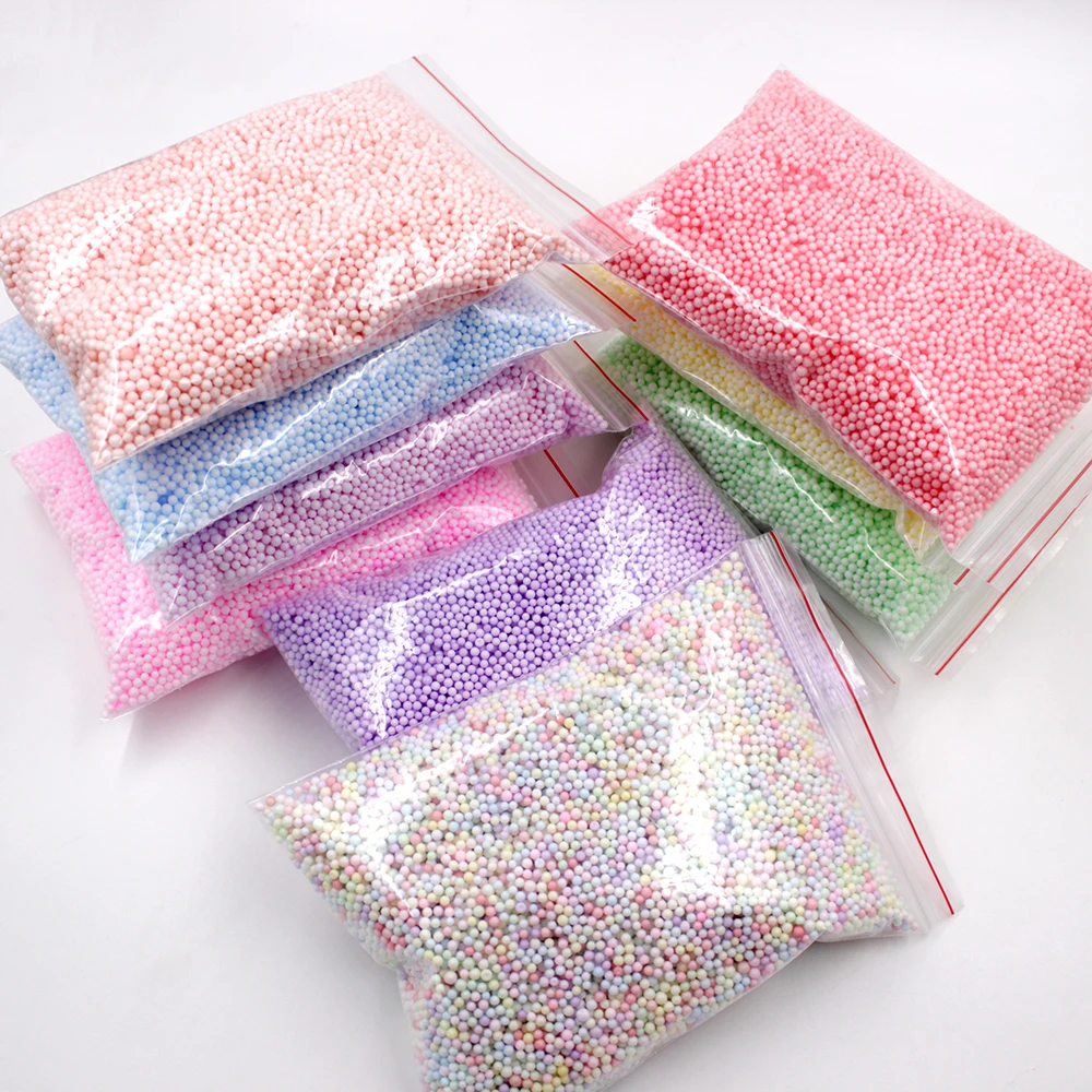 Big Bag Addition for slime Warm Color Snow Mud Particles DIY Accessories  Charms Tiny Foam Beads Slime Balls Slime Toys Supplies - Price history &  Review