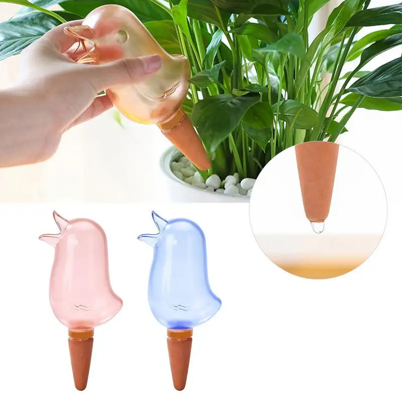 

Flower Automatic Watering Can Plant Self Watering Device Spike Bird Shape Lazy Plant Pot Seepage Drip Irrigation Watering Tools