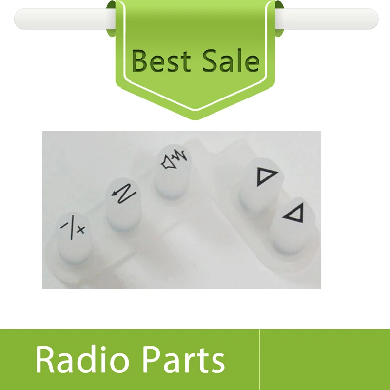 

5X Keypad button rubber for Motorola GM300 walkie talkie