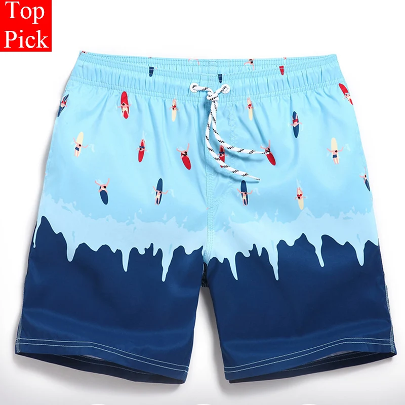 

plus size swimwear men new Board shorts men beach fitness running bermudas jogger printing men's Swimming trunks for bathing