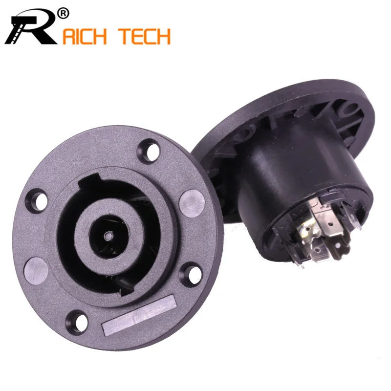 

1pc High Quality 8Pin Powercon Jack Female Socket Panel Mount Connector Speaker Cable Adapter 8 Pole SpeakON Jack