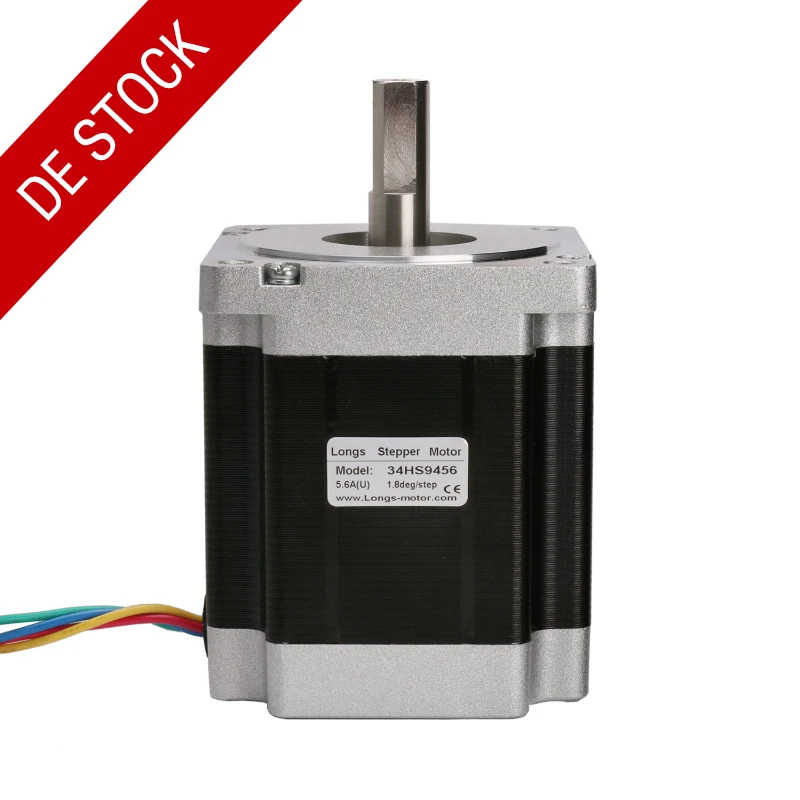 

EU FREE Ship!&EU STOCK! 1PC Nema34 Stepper Motor 965OZ-IN,5.6A 4wires 34HS9456 3D Printer LONGS MOTOR