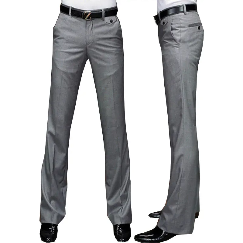 New Modis Flared G pants Male Summer Straight Suit pants British leisure Free hot feet trousers Formal pants For Men New Modis Flared G pants Male Summer Straight Suit pants British leisure Free hot feet trousers Formal pants For Men