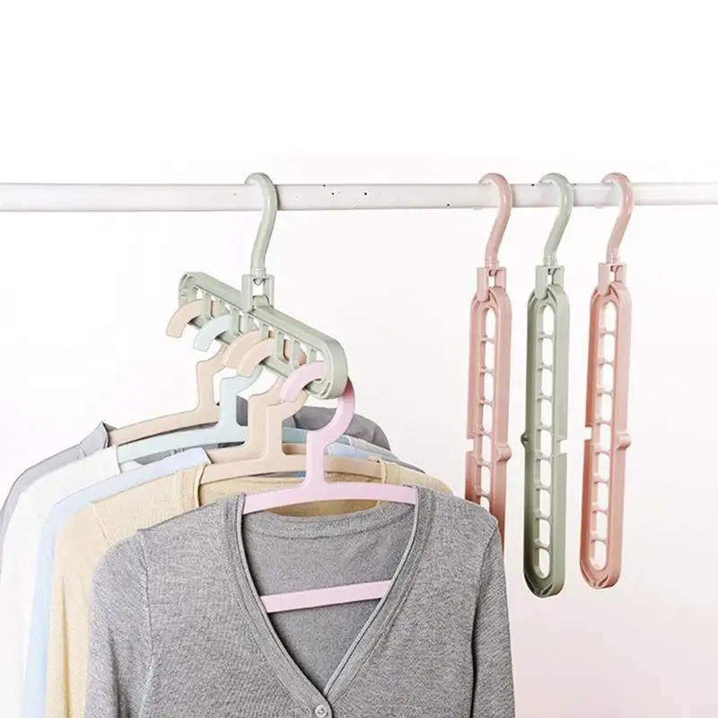Multifunction-Support-Clothes-Drying-Rack-Creative-Clothes-Hanger-Plastic-Scarf-Clothes-Hangers-Hangers-Home-Storage-Racks