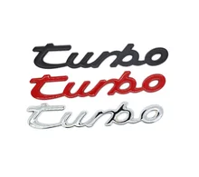 3D metal TURBO car stickers badge emblem Car sticker Rear Trunk for For Ford Focus 23 vw skoda seat audi mazda bmw car-styling