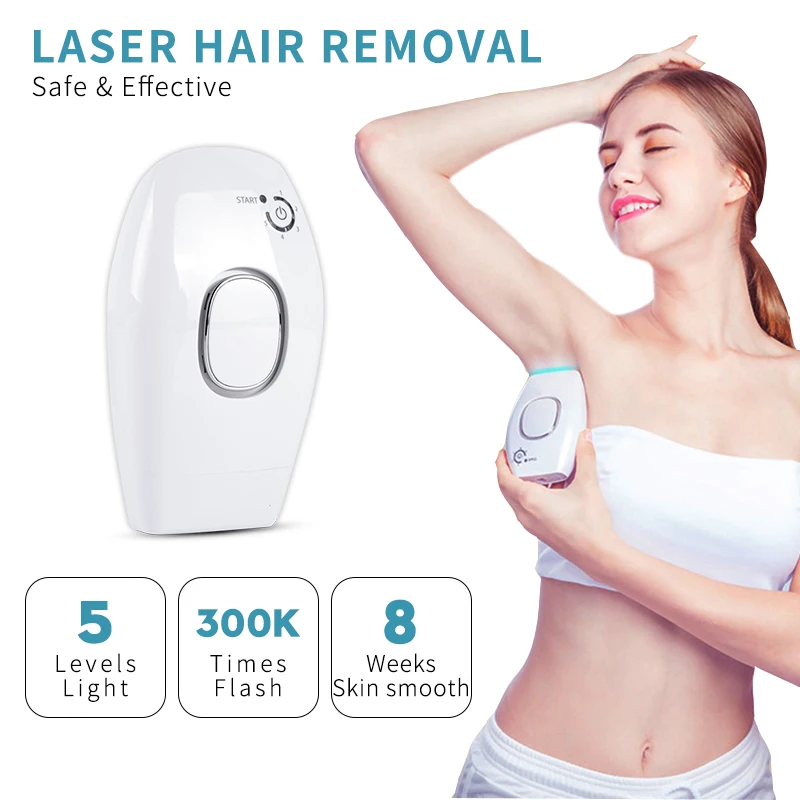 Professional Permanent IPL лазерная эпиляция 300000 вспышка эпиляция Женская бритва Threading устройство для удаления волос
