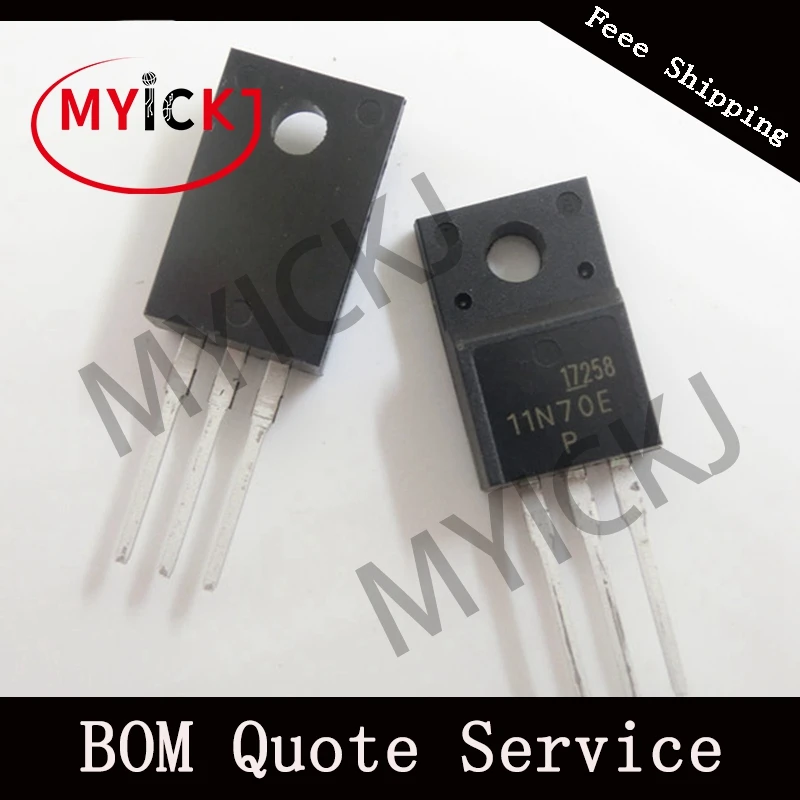 5 шт. FMV11N70E N-CHANNEL SILICON POWER MOSFET FMV11N60E IC-CHIP TO-220F