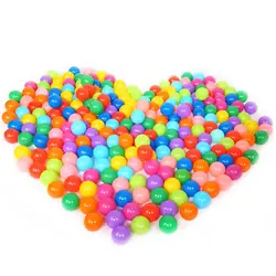 100 шт красочный пластиковый мягкий наполненный воздухом бассейн с шариками играя для мячи для сухого бассейна отскакивает дома игрушечные