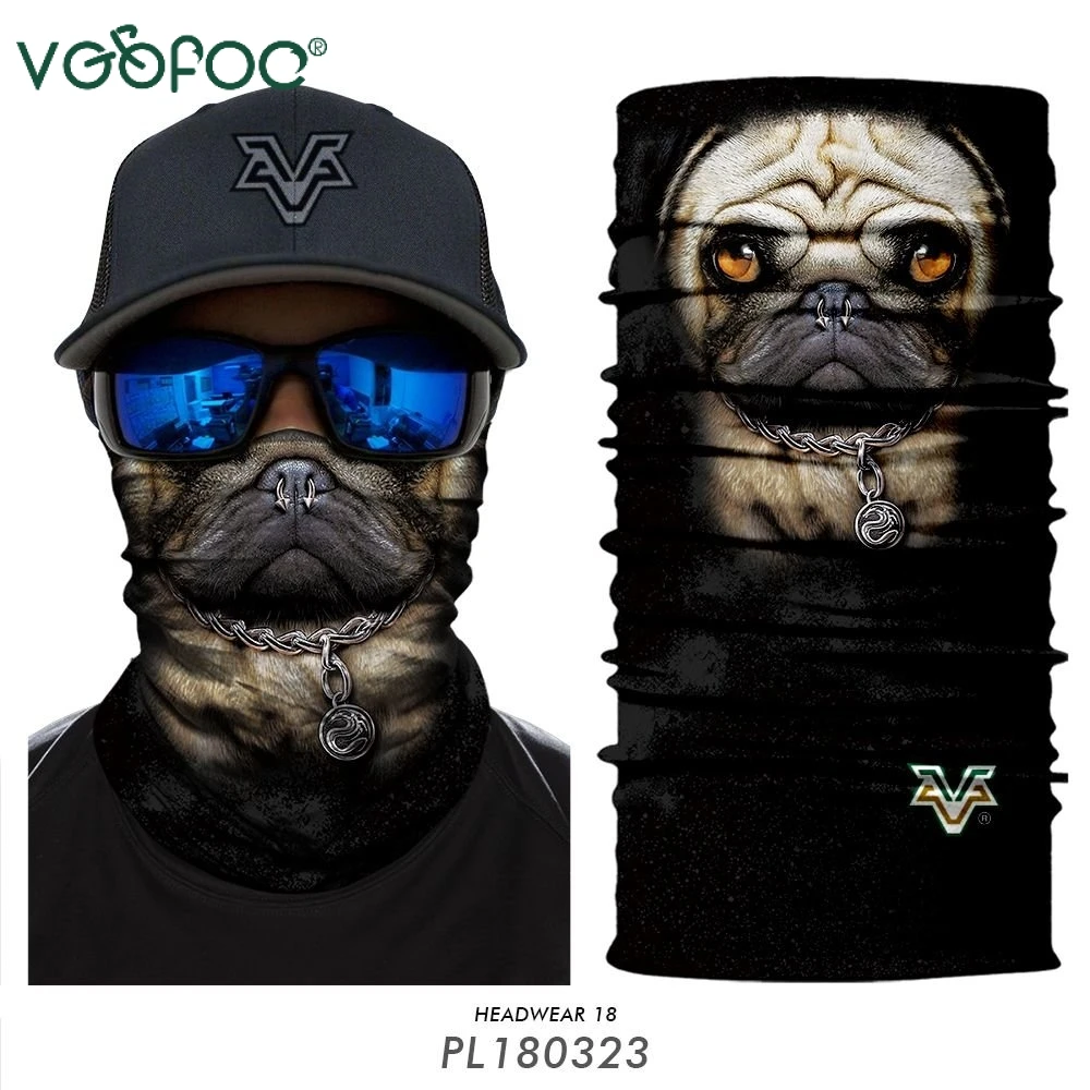 

Camping Quick-Drying Sand control Cycling scarf Animal Face Bandanas Fishing Mask Neck warmer Headband bandana for men women