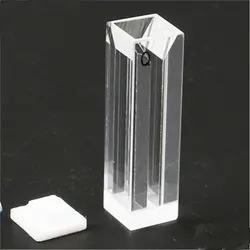 Люминесцентные микро колориметрический кварцевой кювете (четыре стороны пропускают свет) разрез 1 мм 2 мм 3 мм 4 мм кварцевые кюветы