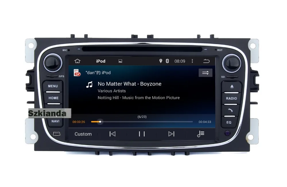 Excellent 7inch Android 8.0 2Din Car DVD Player For FORD Focus DVD MaAX Mondeo Radio 2Din With 4G Wifi GPS Navi Radio free Map+DVR 17