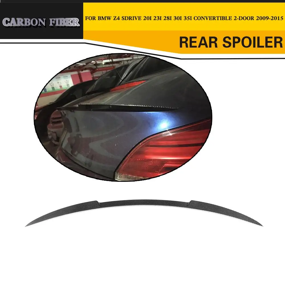 

car-styling carbon fiber auto trunk rear spoiler boot lip wing fit for BMW Z4 E89 20i 23i 28i 30i 35i 2009-2015